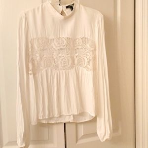 ⚜️ 🤍 Forever 21 Crotchet Blouse